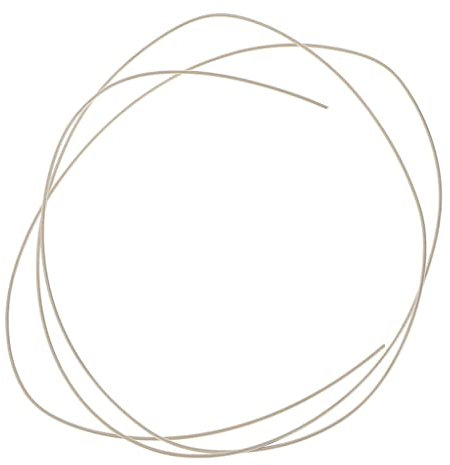 Alambre de plata de ley 925 de 50 cm para hacer joyas, alambre de cuentas de 0,6 mm