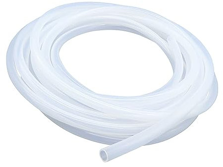 Tuyau en silicone de qualité alimentaire - 6 mm x 9 mm x 5 m - LAVMHAB - Flexible - Transparent