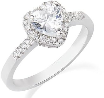 Amen Damen-Ring ANTICBAZ2_0, Silber, Zirkon