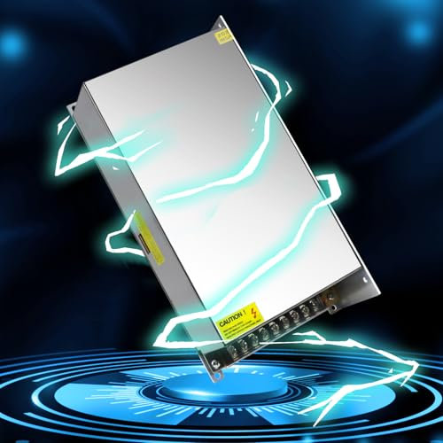 LightingWill Alimentatore di rete 24 V, 20,8 A, 500 W, trasformatore LED, trasformatore AC 230 V a DC 24 Volt, adattatore trasformatore per strisce LED, stampante 3D, CCTV, illuminazione a LED