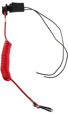 aqxreight Lanière de Commutateur D'Arrêt de Moteur de Bateau 585134 pour Arrêt d'urgence du Moteur, Remplacement Crucial de la sécurité du Moteur Hors-Bord pour Evinrude
