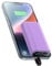 HETP Power Bank 10800mAh, PD 15W 3.0A Powerbank mit Eingebaute Kabel, 3 Ausgänge LED-Anzeige Kleines Externer Akku Kompatibel mit iPhone 14/14 Plus/14 Pro Max/13/13 Pro Max/12/12 Pro/11/XR/XS/X/8-Lila