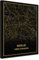 LANA KK - Stilvolle, Stadtkarte BERLIN Leinwandbild, deutsch beschriftet - Koordinaten Straßenkarte Stadtplan als Wandbild Landkarte XXL geometrisch (Berlin - Noir, 60 x 80 cm)