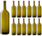 12 PZ - Bottiglia in vetro vuota Bordolese Verona 1,5 L per vino spumante e prosecco | Bottiglia per vino da 150 cl adatta per tappi alettati spumante e sughero per vini frizzanti e prosecco