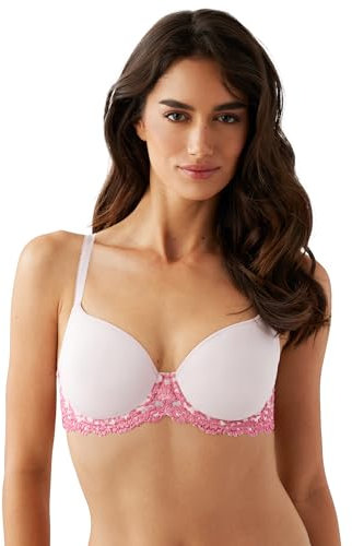 Wacoal Women's Embrace Lace Contour Bra, Ballet Slipper/Chateau Rose, 36DD