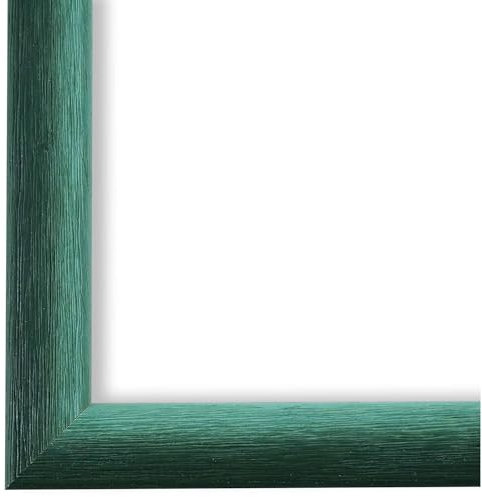 Bilderrahmen Grün Türkis 50x70-50x70 cm - Modern, Shabby, Vintage - Echt-Holz Rahmen - München