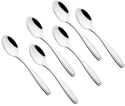 Guankan 12-Piece Stainless Steel Coffee Spoon, Small Espresso Spoons