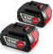 Lot de 2 Batteries de Rechange 18V 8,0Ah pour 18 V BAT618 BAT618G BAT609 BAT609G BAT619 BAT619G BAT610G BAT610 BAT612 BAT622 18 V