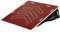 Oshhni Holz Skateboard Rampe Zum Springen, Indoor Outdoor Hinterhofweg Trainingsgerät, Skate Rampe für BMX Rollschuhlaufen, Jungen Und Mädchen, Rot