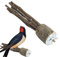 Perche de perche en bois de bois, perches en bois pour parrois, support de perche d'oiseaux - Perche de vigne naturelle, accessoires de cabane pour parroeque