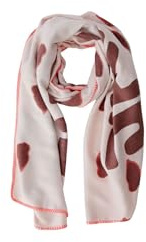 Oui Damen Schal oversized geschnitten Wording