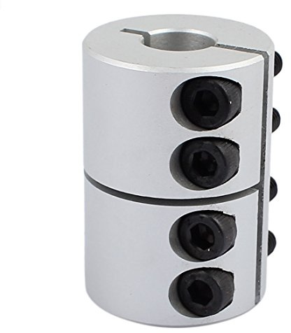 sourcing map Albero motore 12mm a 14mm giunto fascio elicoidale di accoppiamento di 32mmx45mm