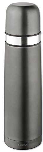 ISOSTEEL Isolierflasche Duo Top 0,75 Liter, Titan-Grau