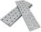OMIDEAS 5 x Piastre forate (200 x 60 x 2) Piastra di fissaggio, Connettore per legno, Lastrina di giunzione piatta, Piastra di montaggio zincata in acciaio