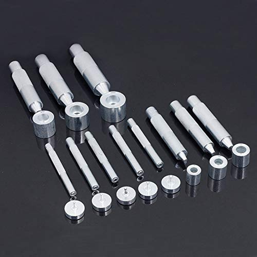 SUPERTOOL Fixing Punch Tool, Eyelets Fixing Grommets Setting Hollow Hole for Leather Craft, Repairing Decoration, Jeans, Arts & Craft Projects (10mm)
