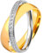 Akzent-Eheringe Partnerringe Verlobungsringe Edelstahl + Gravur bicolor (Damenring, 52)