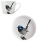 Dekomiro Maxwell & Williams Marini Ferlazzo Becher und Teller Fairy Wren Prachtstaffelschwanz aus Bone China Porzellan Spülmittel