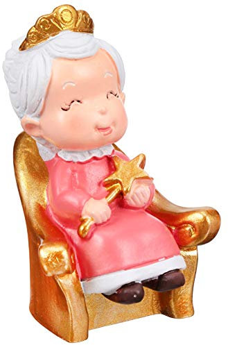 VALICLUD Älteres Paar Figur Oma Kuchen Topper Großeltern Torte Topper Tortenfigur Kuchendeckel Tortendeko Desktop Ornament für Valentinstag Jubiläum Party Dekoration