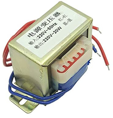CHJIENJUJIDZ Trasformatore di isolamento EI57*30 20W 220V AC mains 220V 1:1 Isolamento di sicurezza Antijamming