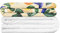 Balance Therapiedecke Gewichtsdecke mit Bezug FLORAL - Schwere Decke für Erwachsene/Jugendliche Bettdecke für besseren Schlaf aus Baumwolle 135x200 cm 8kg