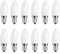 10 bombillas LED E12 para lámpara de candelabro, lámpara de pared empotrada en espiral, bombilla blanca cálida, accesorio de lámpara para el hogar, armario de coche, iluminación de hotel, 1.5 W CA 230