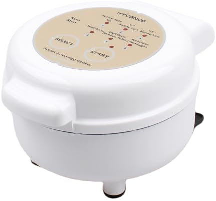 Hyvance Smart Fried Egg Cooker, Low Heat Cooking, Make fried egg like Sunny side up, Over easy etc. It automatically stops with sound alert when done, Non stick coating, Patent applied