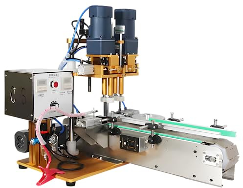 Tappatrice automatica della bottiglia dello spruzzo di vetro della bevanda dell'acqua dei cosmetici della macchina della vite della copertura di plastica pneumatica del desktop