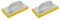 CON:P Fliesenwaschbrett mit Schwammauflage gelb, CP781335, 140 x 280 month (Packung mit 2)