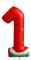 Cxryrzhe 1st Birthday Candles Number 1 Red Watermelon Birthday Party Watermelon Theme for Baby Girl Boy Birthday Cake Topper Graduation Celebration Anniversary Wedding Dessert Fruit Party Decorations