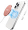 EXW Chargeur sans Fil pour iphone 15W,Rapide Chargeur Mag-Safe,magnétique Chargeur sans Fil,Chargeur Induction Compatible avec iPhone 16/15/14/13/12/AirPods 2/3/pro(Orange)