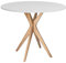 JUBI Mesa de comedor redonda 90cm gris