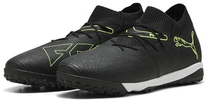PUMA Unisex Future 8 Match Tt Fussballschuh, Black Fizzy Light Green Terrain, 45 EU