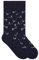 von Jungfeld - 1er Set Motiv Socken mit Slalom Oxford Blue Icon - Bunte Socken in Gr.43-46