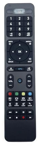 JZK Télécommande de Remplacement pour Formuler Dreamlink Z8/Z Alpha/Z7+ 5g/ZX 5g/Z7+/ZX/Z+/Z Nano/Z10 SE/Z+ Neo/Z Plus/T3/T2+/T1 Plus/T1, Télécommande pour Formuler Smart TV