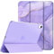 EasyAcc Hülle für iPad A16 11. Generation/iPad 10. Generation 10.9 Zoll, Ultra Dünn Cover mit Auto Schlaf/Aufwach Funktion Schutzhülle Case, Marmor Lila