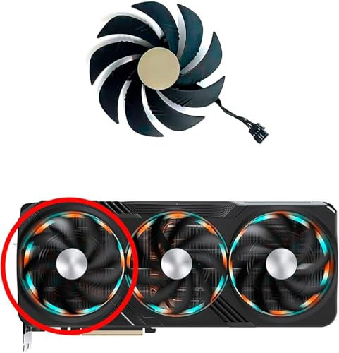 105MM PLD10020S12H Graphics Card Fan RTX 4090 RTX 4080 Gaming OC Cooling Fan (L Fan)