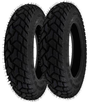 2EXTREME Speedways Reifen Set 3.50-10 51J TT/TL – Set aus 2 Rollerreifen 10 Zoll – kompatibel mit Vespa ET2, ET4, GTS, LX, Primavera, Sprint, PX, PK, S