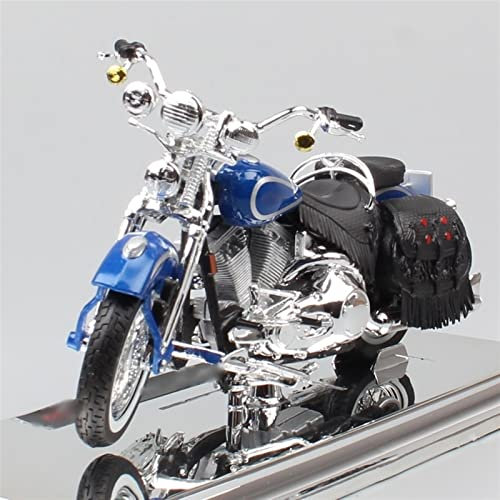 ZWXHN 1/18 Scale Bike Motorcycle Chopper Diecast Model Toy Vehicle Cruiser Boy For H&arley FLSTS Heritage Softtail Springer 1999