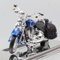 ZWXHN 1/18 Scale Bike Motorcycle Chopper Diecast Model Toy Vehicle Cruiser Boy For H&arley FLSTS Heritage Softtail Springer 1999