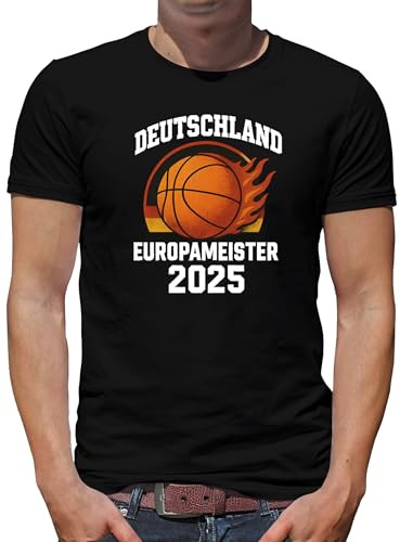 TShirt-People Basketball Europameister Deutschland 2025 T-Shirt Herren