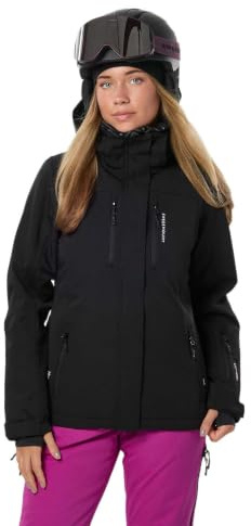 Swedemount Damen Cervinia Ski Jacket, wind- und wasserdichte Skijacke, Wassersäule: 8.000mm, Atmungsaktivität 3.000mm/m²/24h für alle Tage auf der Skipiste