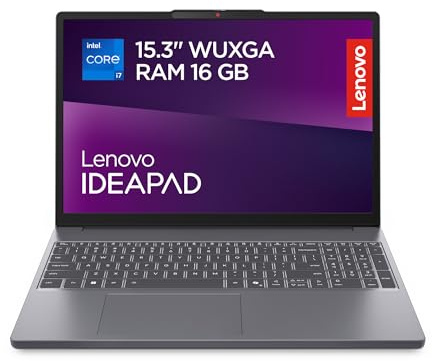 Lenovo IdeaPad Slim 3 Notebook 15.3'' IPS WUXGA (1920x1200), Intel Core i7-13620H, 16GB RAM, 1TB SSD, Windows 11 Home, WiFi 6 - Luna Grey