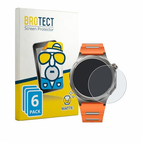 BROTECT Schutzfolie für Oppo Watch X3 | 6 Stück Entspiegelnder Displayschutz Made in Germany Matte Displayschutz-Folie Anti-Reflex Anti-Fingerprint Einfache Montage