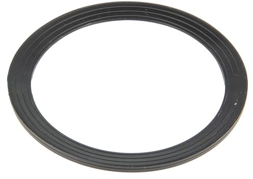 tecuro Gummi-Dichtung für Siebkorbablauf 3 1/2 Zoll (Küchenspüle) - Ø110 mm x Ø86 mm x 5 mm schwarz - 588115