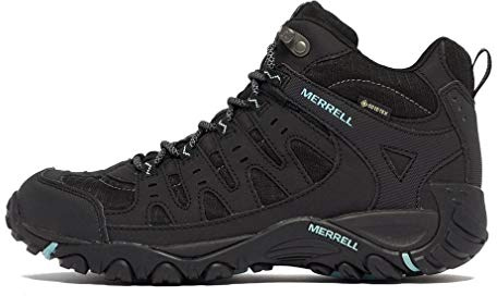 Merrell J88686 Femme Chaussure de Piste d'athlétisme, Black/Aquifer, 39 EU