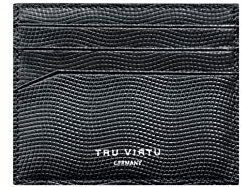 Tru Virtu® Geldbörse RFID/NFC Schutz - Wallet Soft Lizard Black