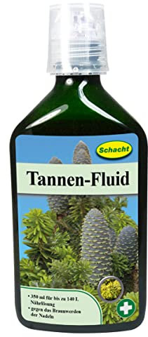 Schacht Tannen-Fluid, 350 ml Flasche mit Squeeze Verschluss, gegen das Braunwerden der Nadeln