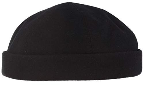 Bullani Docker-Cap Docker-Mütze Seemannsmütze aus 100% Wolle Bequem Hautverträglich 56 blau