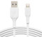 Belkin Boost Charge Cable Lightning (Cable Lightning a USB para iPhone, iPad y AirPods), Cable de Carga para iPhone con Certificación MFi (Blanco, 1 m)