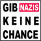 Racker-n-Roll GIB Nazis Keine Chance Aufkleber 10er Pack